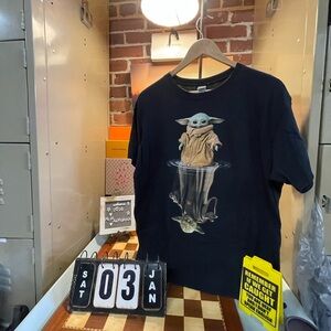 Star wars Mandalorian baby Yoda Tshirt movie